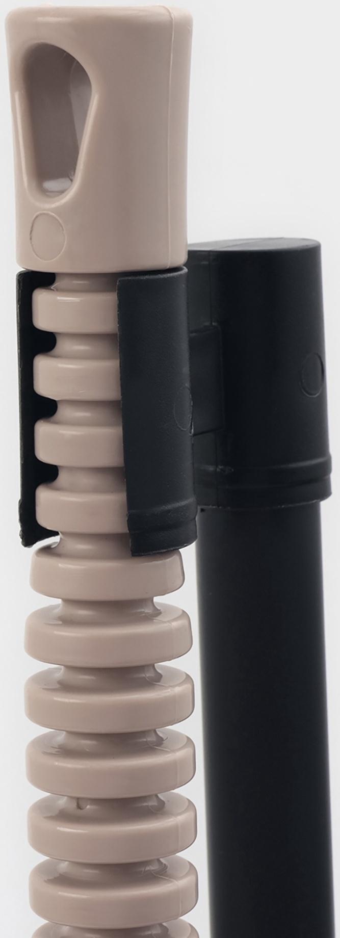 Щётка с совком для уборки «Ленивка», 19.5×25×90 см, капучино