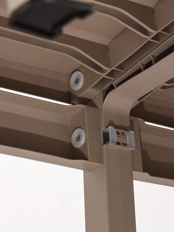 Набор садовой мебели «Евпатория»: 2 кресла 66×65×79 см, стол 79×55×38 см, диван 124×65×79 см, бежевый