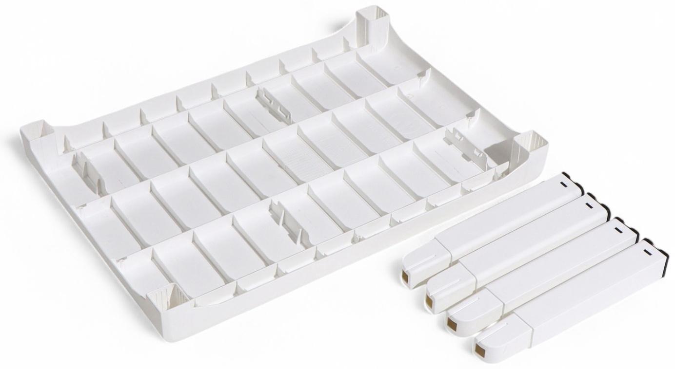 Набор садовой мебели «Евпатория»: 2 кресла 66×65×79 см, стол 79×55×38 см, диван 124×65×79 см, белый