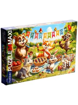 Макси - пазл «Праздник на полянке», 24 детали