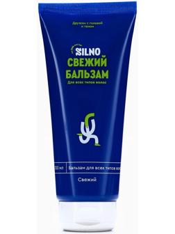 Бальзам для всех типов волос Silno Свежий, с экстрактом пиона и маслом гвоздики, 200 мл