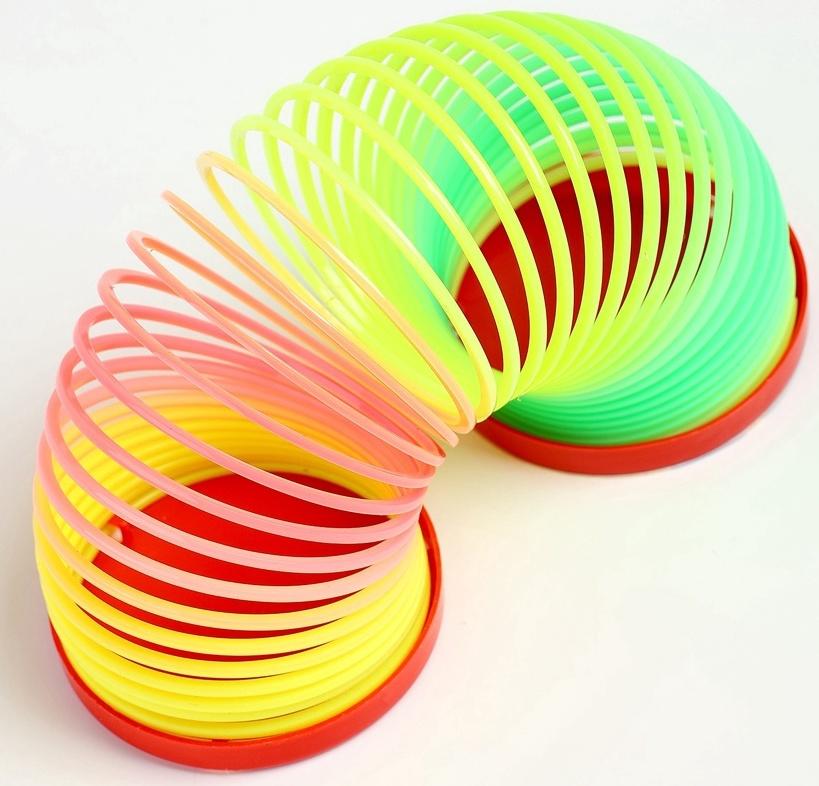 Пружинка радуга «Весёлая лошадь», d=5 см, МИКС