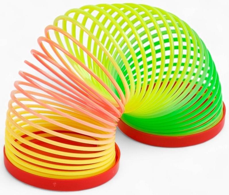 Пружинка радуга «Новогодняя лошадь», d=5 см, МИКС