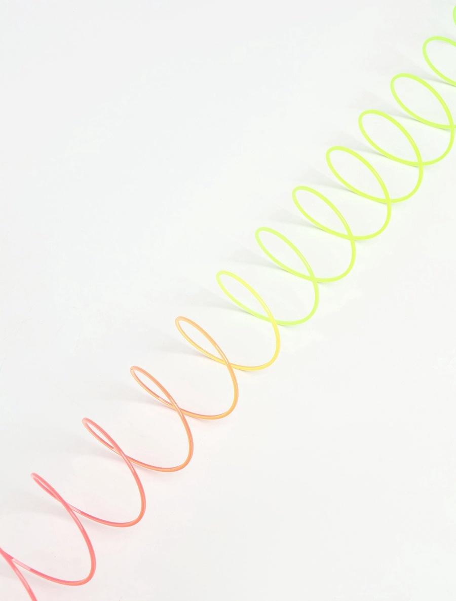 Пружинка радуга «Новогодняя лошадь», d=5 см, МИКС