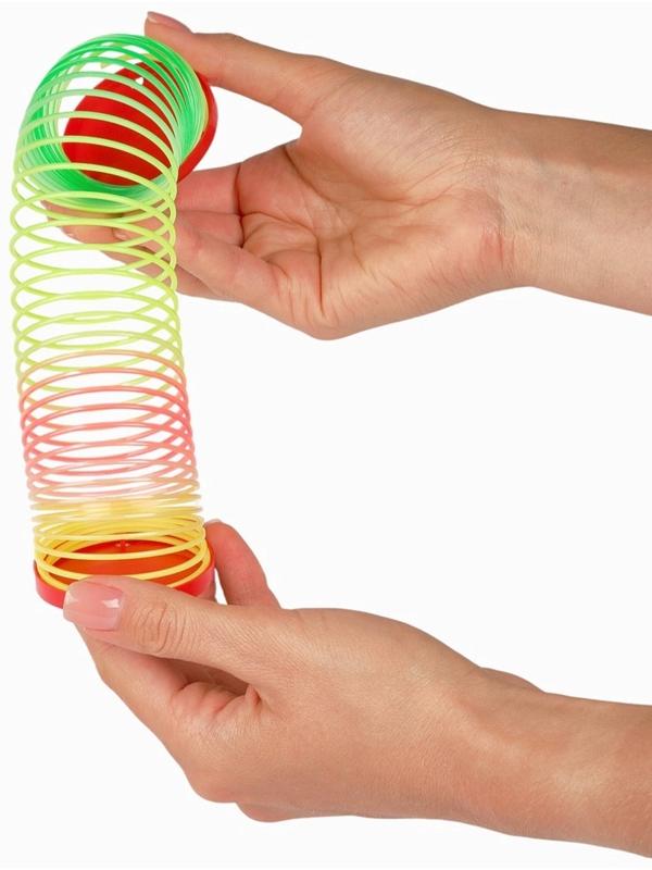 Пружинка радуга «Новогодняя лошадь», d=5 см, МИКС