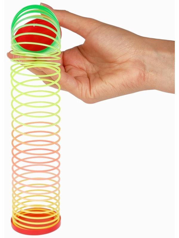 Пружинка радуга «Новогодняя лошадь», d=5 см, МИКС