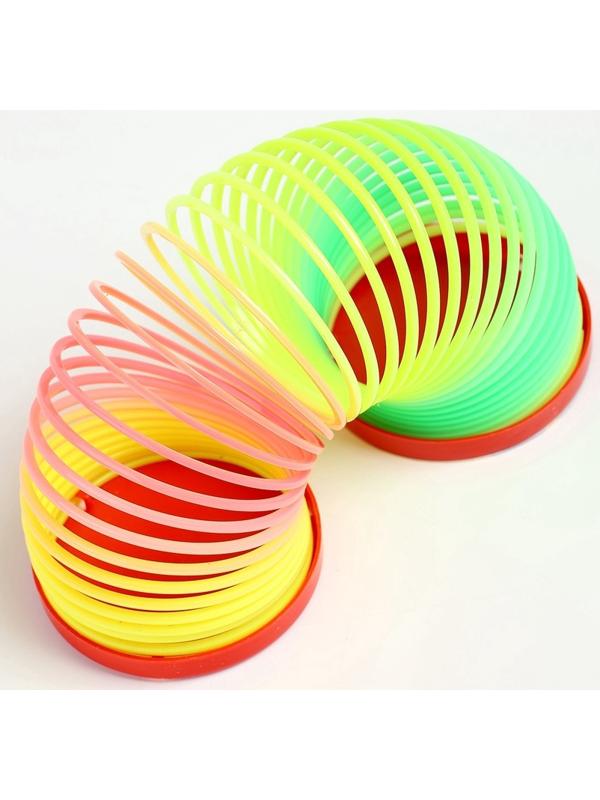 Пружинка радуга «Новогодняя лошадь», d=5 см, МИКС