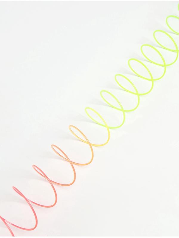 Пружинка радуга «Новогодняя лошадь», d=5 см, МИКС