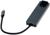Type-C-разветвитель (HUB), HDMI/USB3.0/USB3.0/RJ45/PD, 60 ВТ, 3 А, кабель 13.5 см, серый
