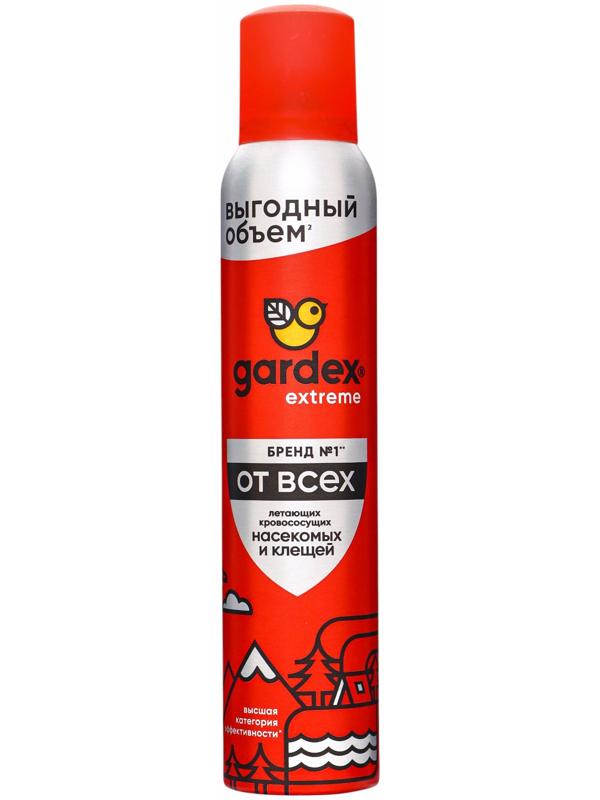 Аэрозоль от всех летающих кровососущих насекомых и клещей Gardex Extreme, 200 мл