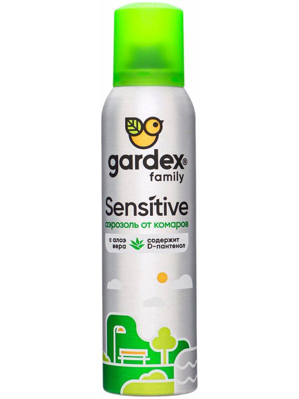 Аэрозоль от комаров Gardex Family. Sensitive, 150 мл