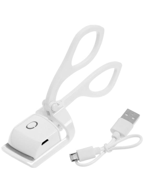 Керлер для ресниц LW-05, электрический, с нагревом, от АКБ, белый