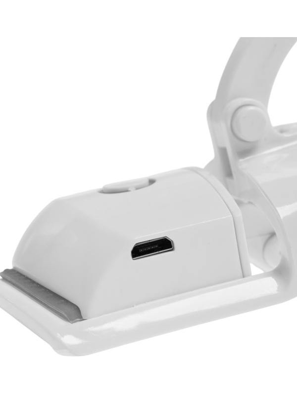 Керлер для ресниц LW-05, электрический, с нагревом, от АКБ, белый