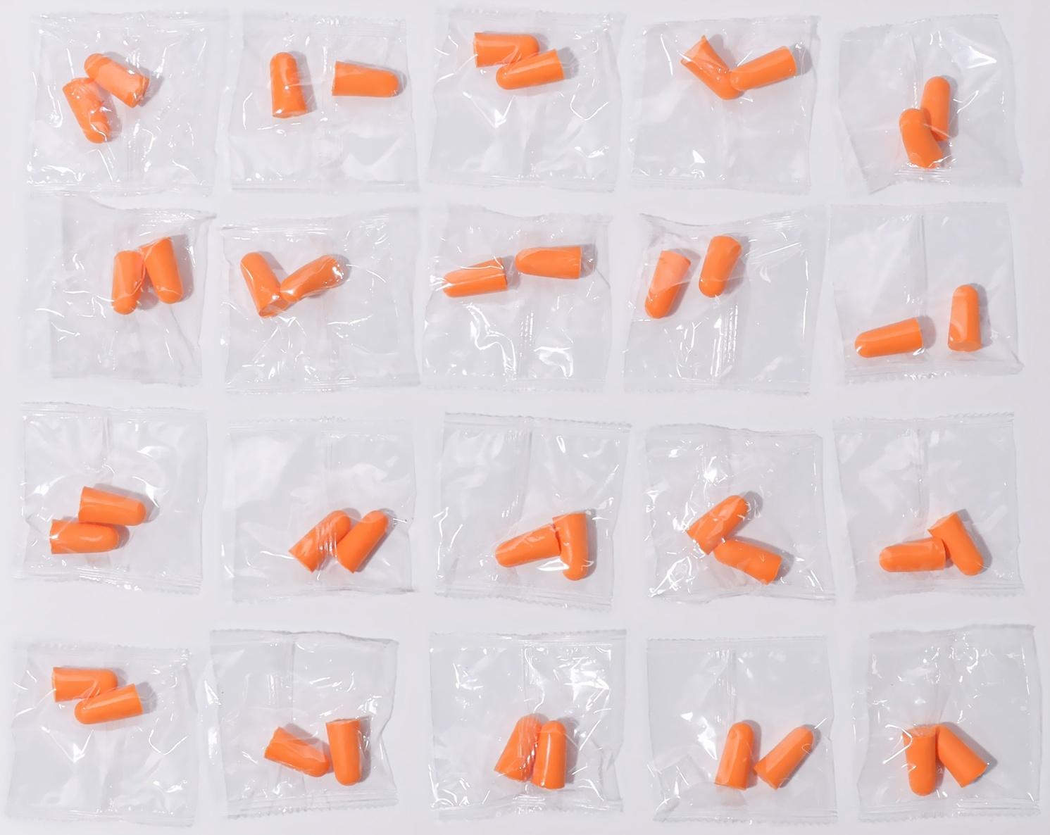 Беруши, 2.5×1 см, набор - 20 пар