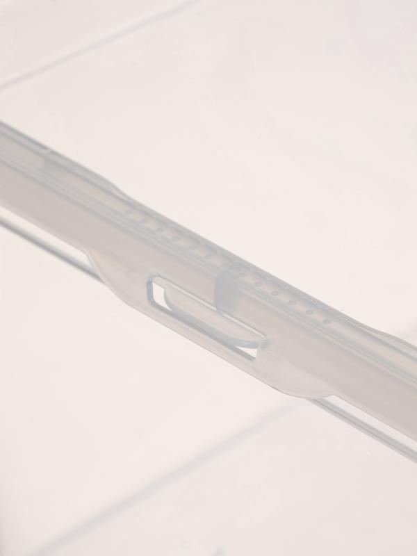 Ящики пластиковые для хранения, с крышкой, набор 2 шт.: 10 л, 16 л, прозрачно-матовый