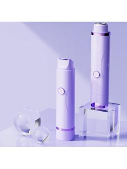 Триммер LTRI-26, женский, 2 насадки, от АКБ, сиреневый