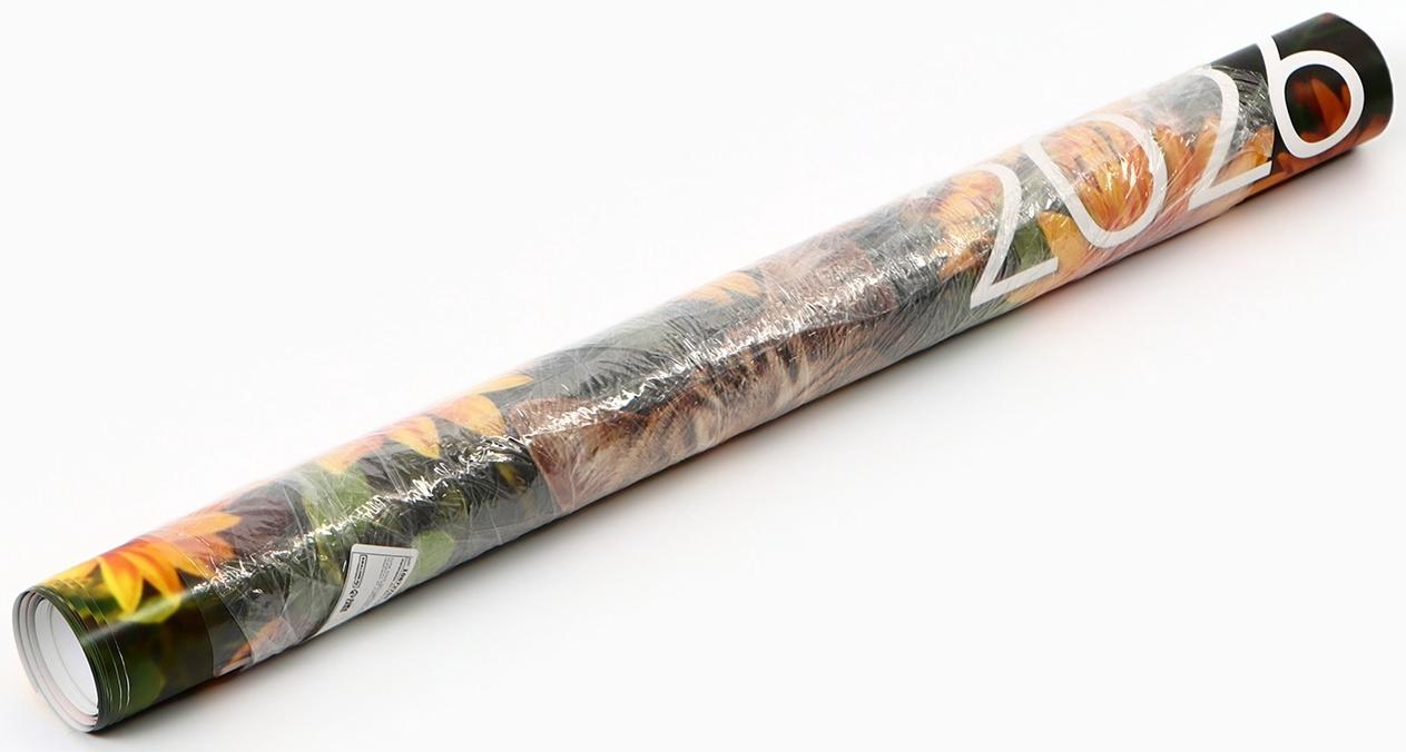 Календарь настенный 2026 «Кот с подсолнухами», А1