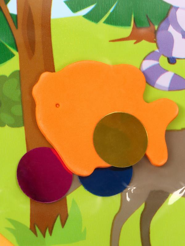 Развивающий водный коврик «Животные», 80×50 см, ЦЫП-ЦЫП