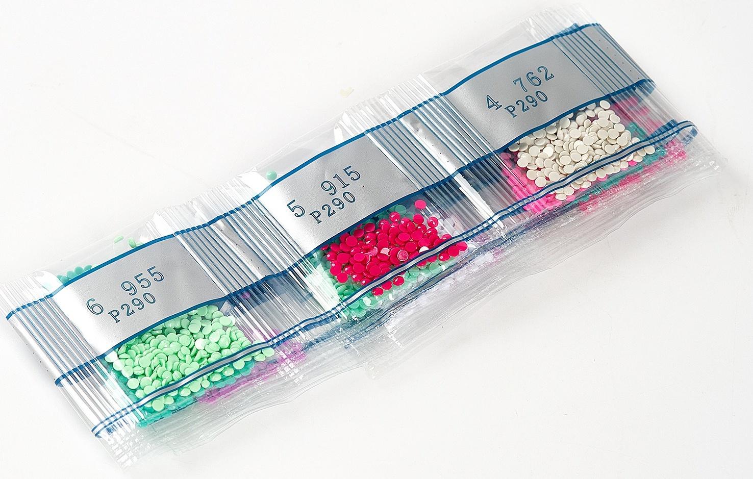 Алмазная вышивка с частичным заполнением «Снеговики» 15×21, холст