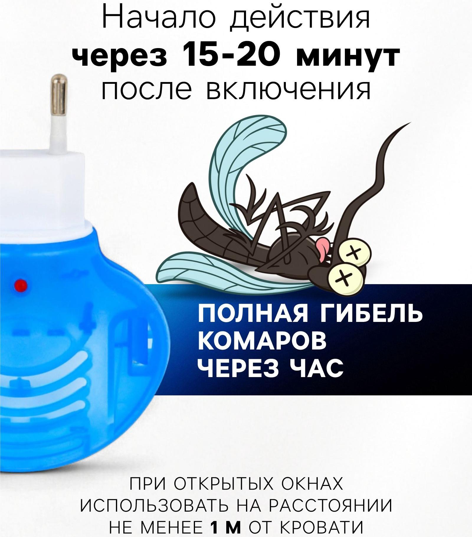 Комплект от комаров SAFEX KIDS (фумигатор+пластины), 1 шт.