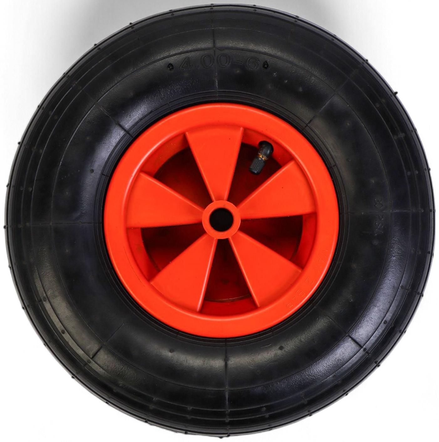 Колесо пневматическое, d=330 мм, ступица: диаметр 16 мм, длина 90 мм