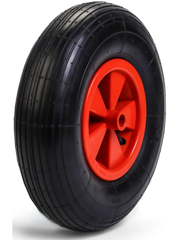 Колесо пневматическое, d=330 мм, ступица: диаметр 16 мм, длина 90 мм