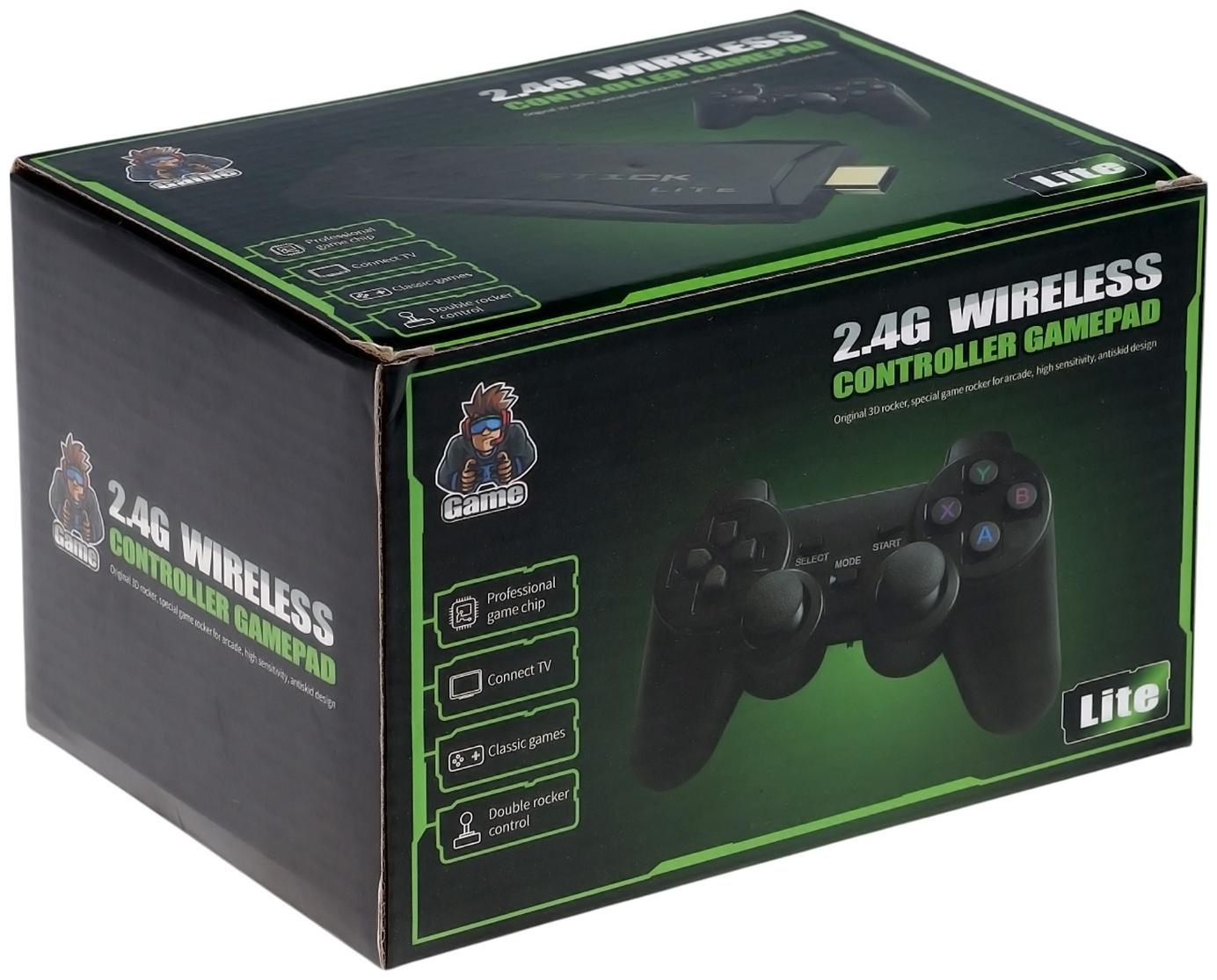 Игровая приставка Game-5, 8/16/32 бита, 4K, 64 ГБ, HDMI, microSD, 2 джойстика, чёрная