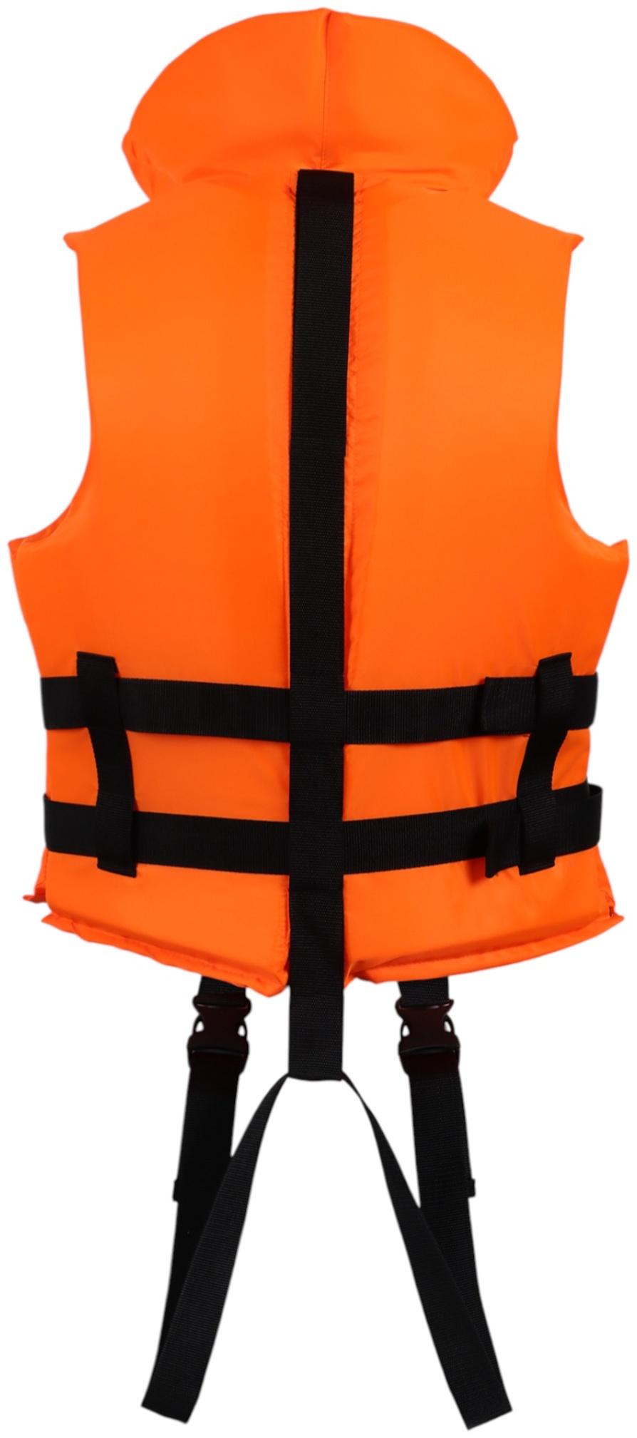 Спасательный жилет до 80 кг, 56 размер, взрослый, оранжевый