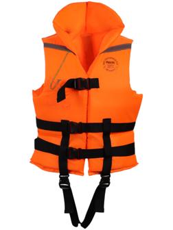 Спасательный жилет до 80 кг, 56 размер, взрослый, оранжевый