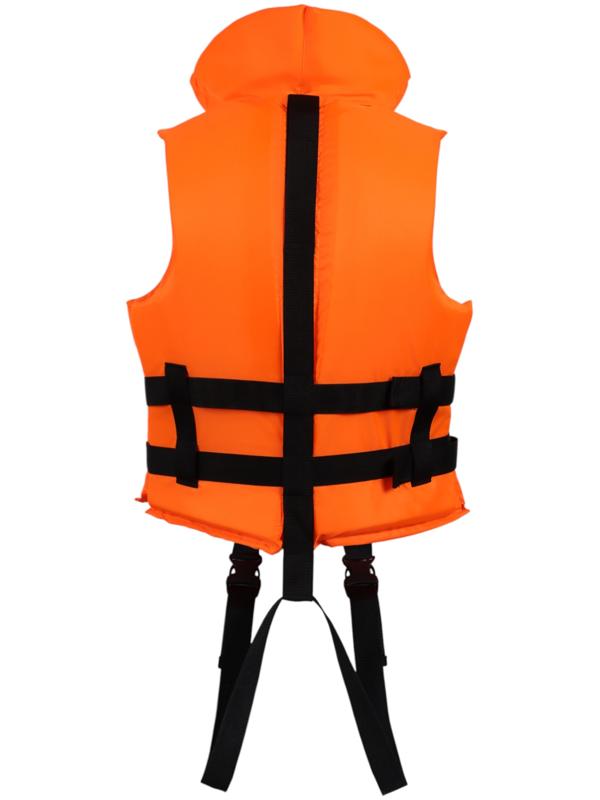 Спасательный жилет до 80 кг, 56 размер, взрослый, оранжевый