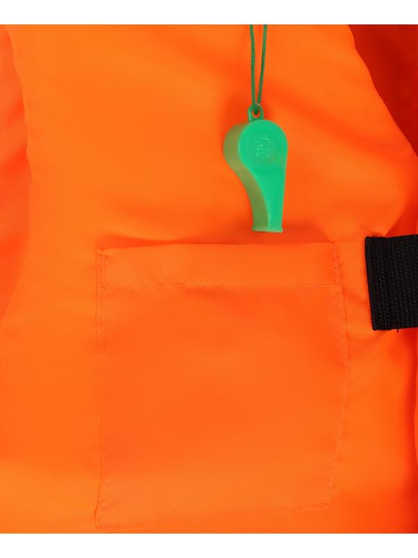 Спасательный жилет до 80 кг, 56 размер, взрослый, оранжевый