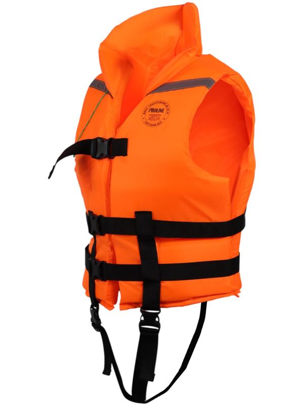 Спасательный жилет до 80 кг, 56 размер, взрослый, оранжевый