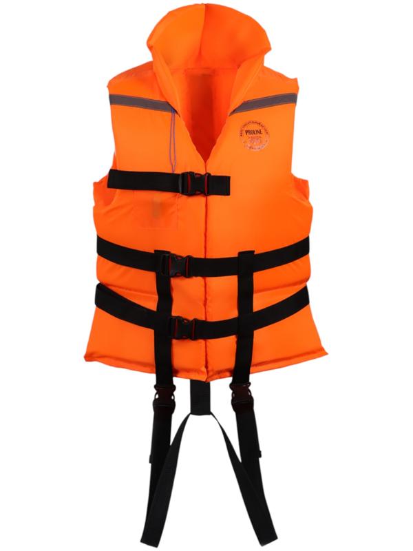 Спасательный жилет до 120 кг, 62 размер, взрослый, оранжевый