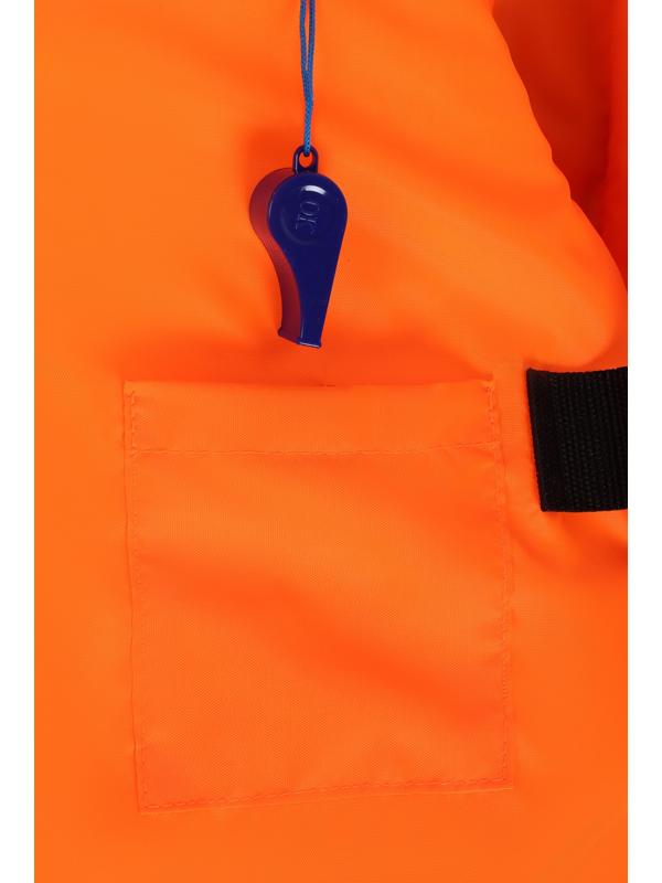 Спасательный жилет до 120 кг, 62 размер, взрослый, оранжевый