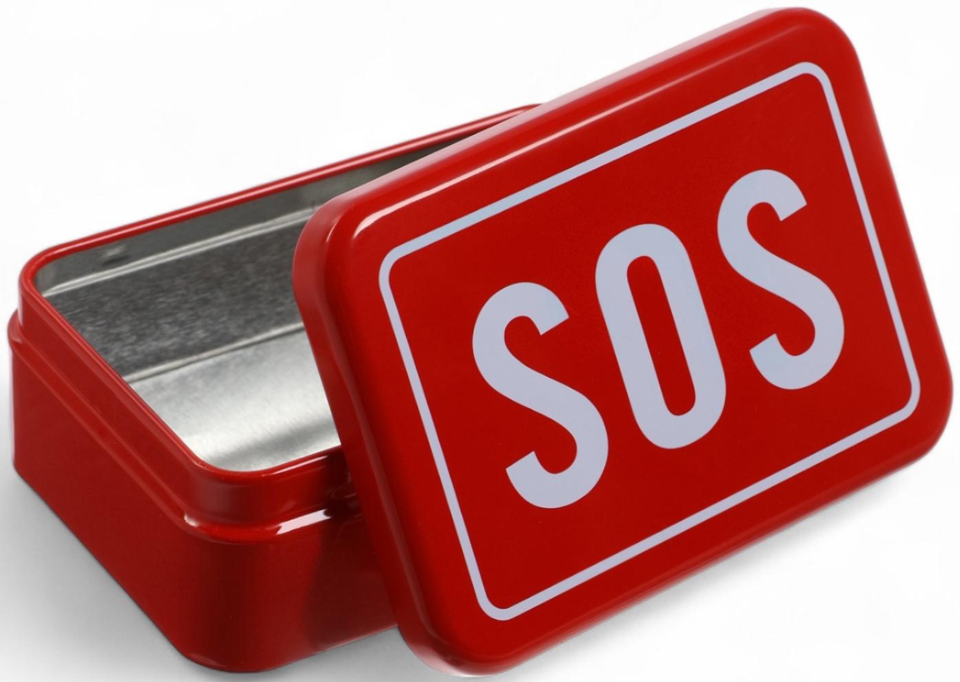Коробка для выживания SOS, 9.3×6.5×3.2 см