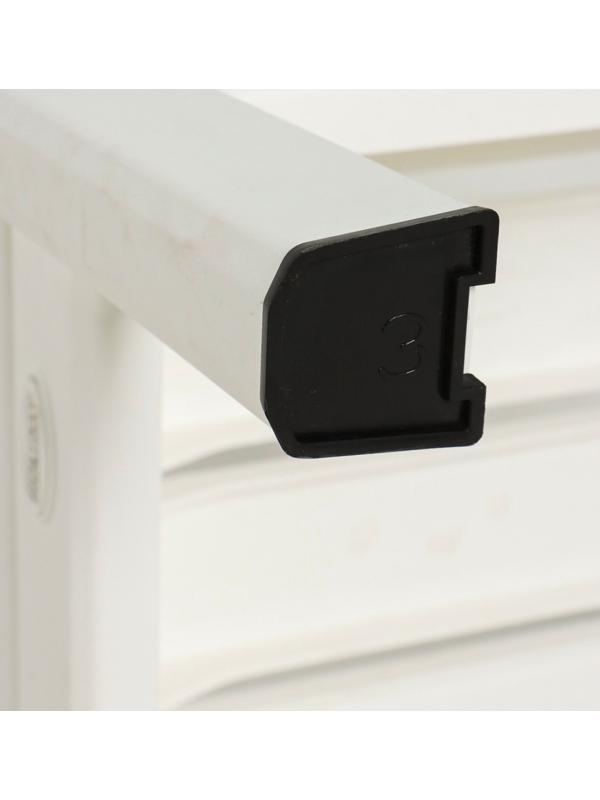 Набор садовой мебели «Евпатория»: 2 кресла 66×65×79 см, стол 79×55×38 см, диван 190×65×79 см, белый