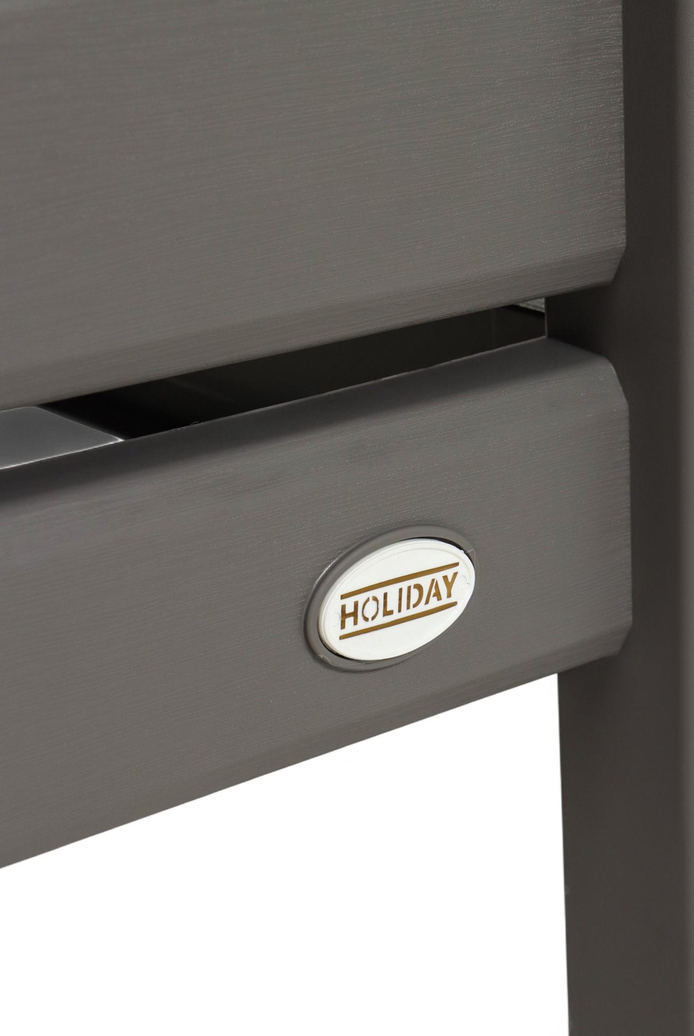 Набор садовой мебели «Евпатория»: 2 кресла 66×65×79 см, стол 79×55×38 см, диван 190×65×79 см, серый