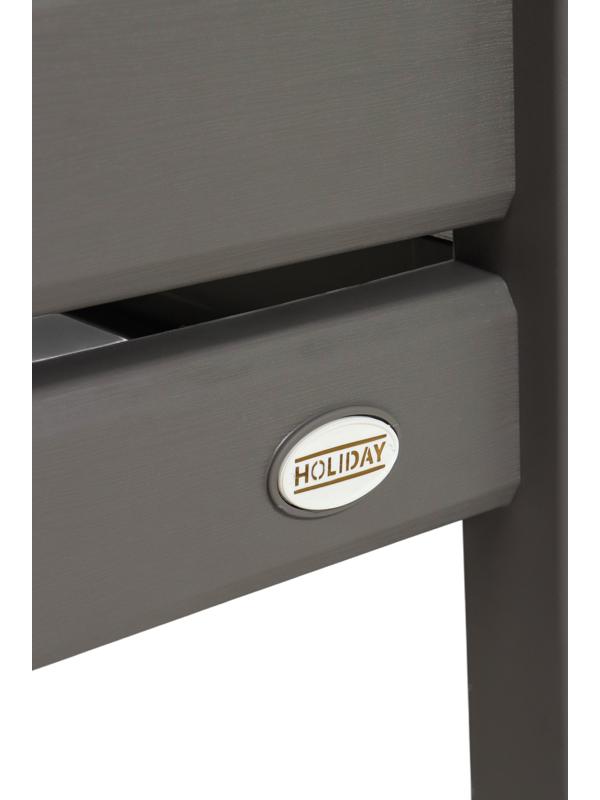 Набор садовой мебели «Евпатория»: 2 кресла 66×65×79 см, стол 79×55×38 см, диван 190×65×79 см, серый