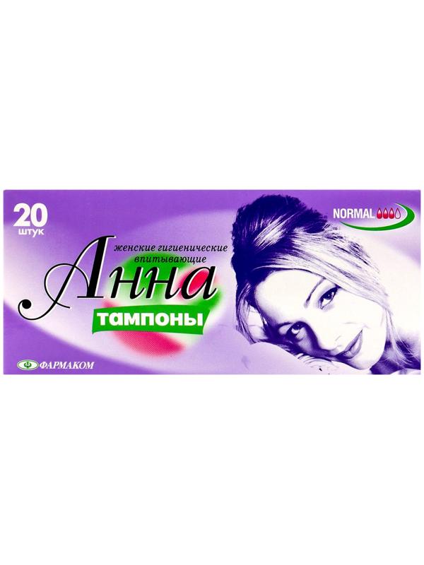 Тампоны «Анна», средний размер, 20 штук