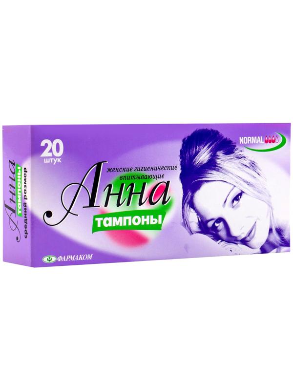 Тампоны «Анна», средний размер, 20 штук