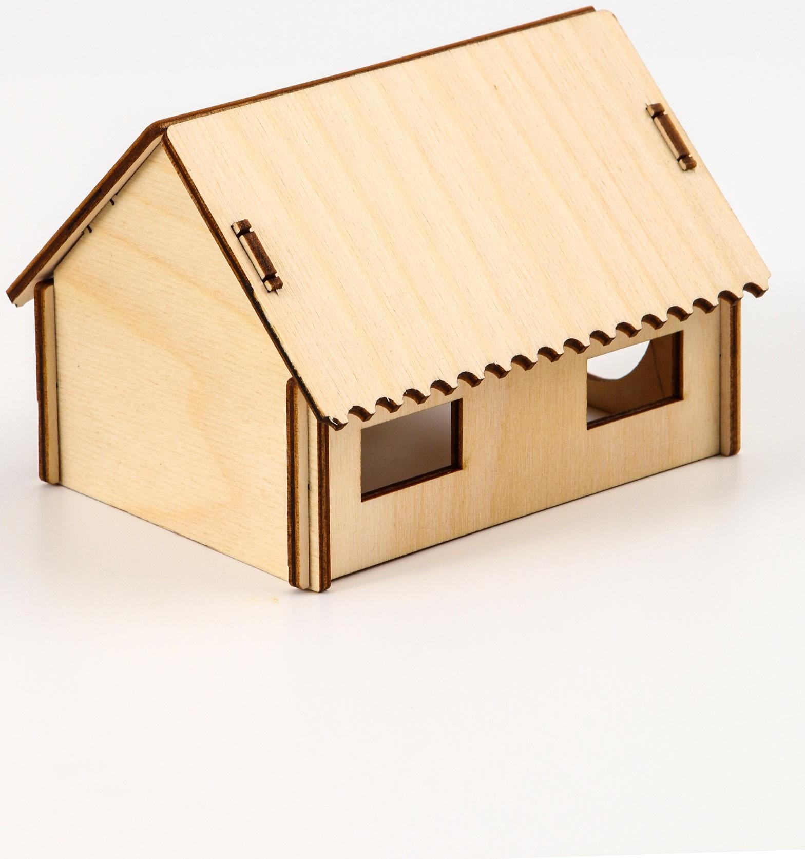 Домик для грызунов, 11,9 х 10 х 8,3 см