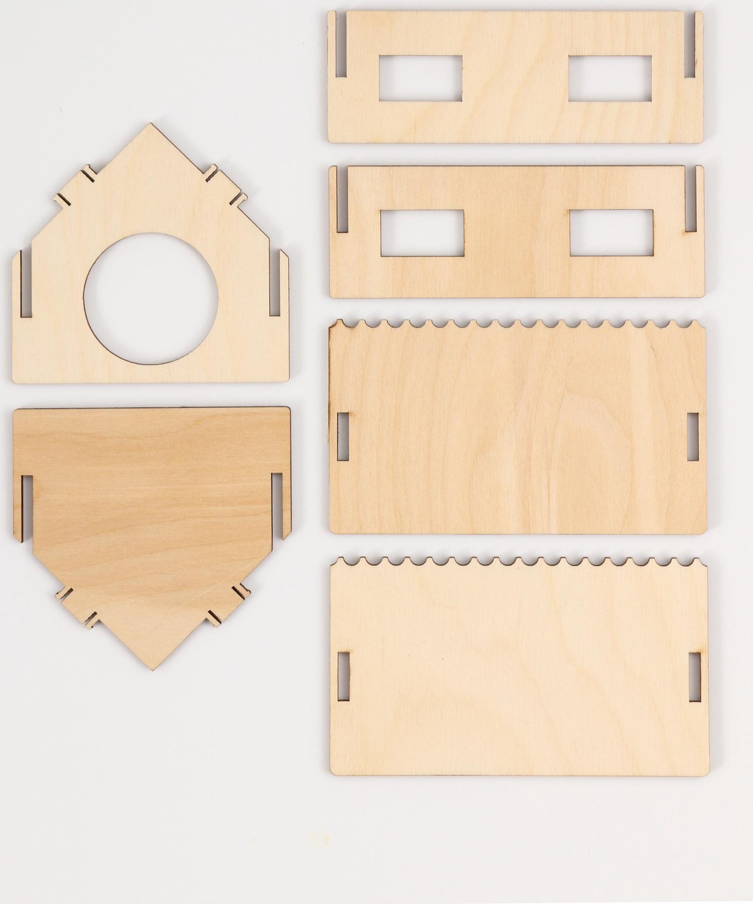 Домик для грызунов, 11,9 х 10 х 8,3 см