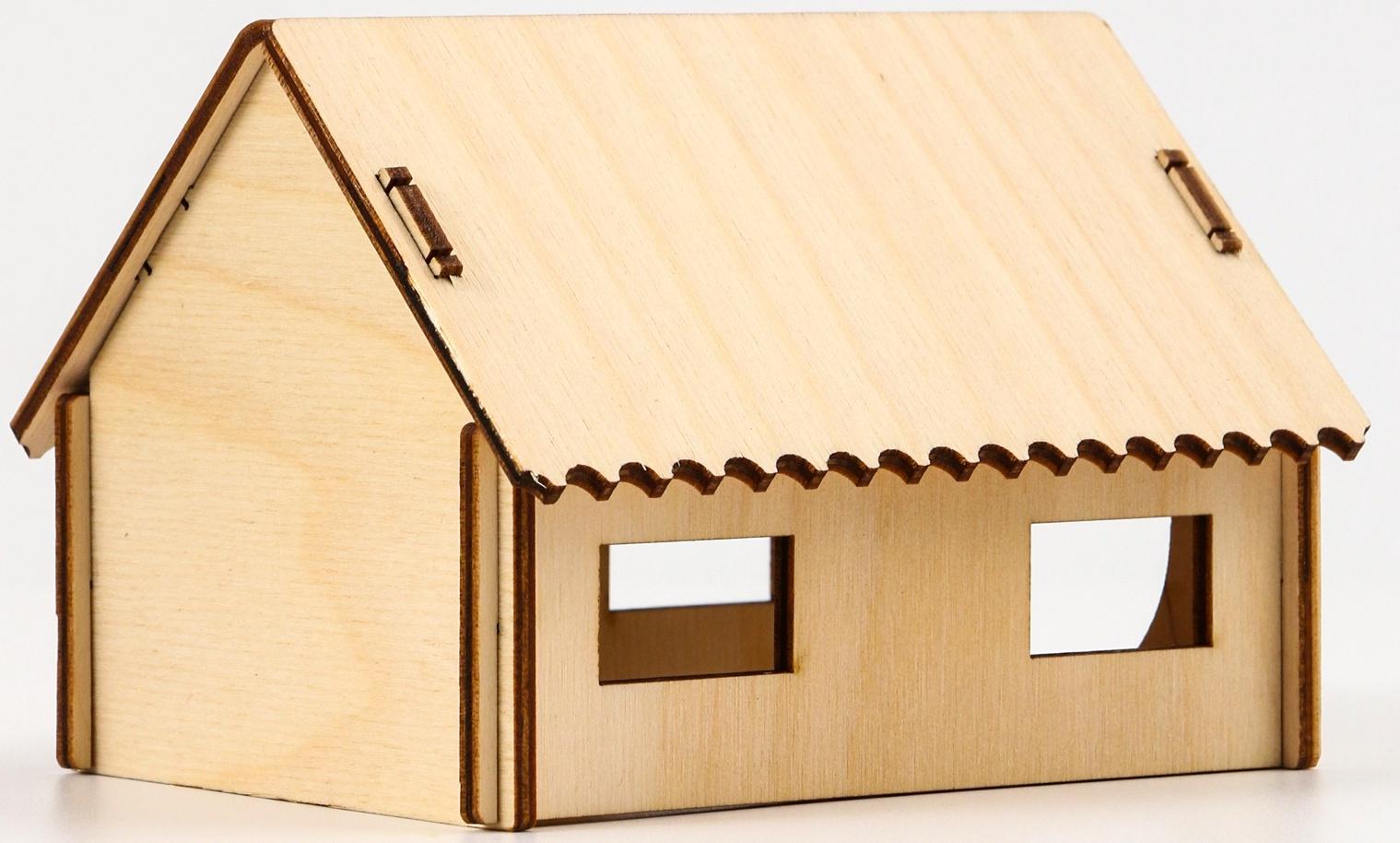 Домик для грызунов, 11,9 х 10 х 8,3 см