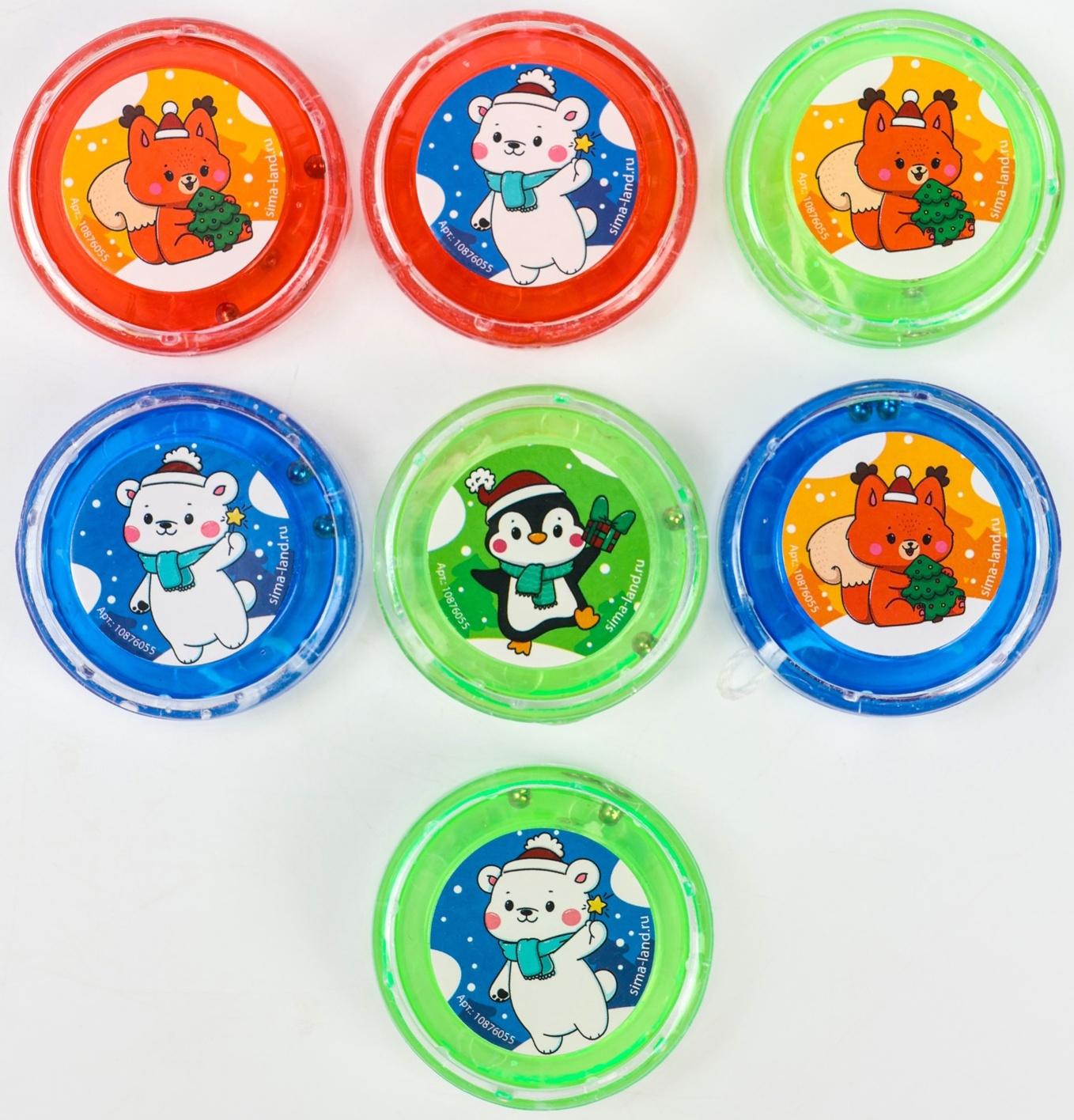 Йо-Йо «Новый год. Зверята», d=5.5 см