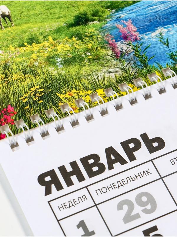 Календарь настенный квартальный 2026 «Пейзаж», 30×46 см