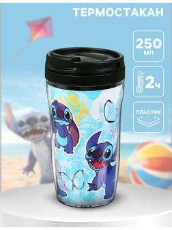 Термостакан детский со вставкой «Стич», 250 мл