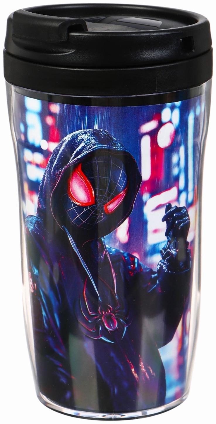Термостакан детский со вставкой «Человек паук, город», 250 мл