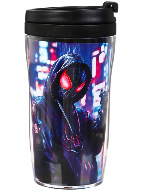 Термостакан детский со вставкой «Человек паук, город», 250 мл