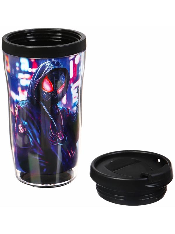 Термостакан детский со вставкой «Человек паук, город», 250 мл
