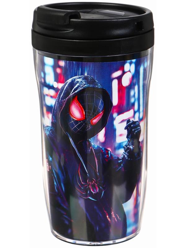 Термостакан детский со вставкой «Человек паук, город», 250 мл